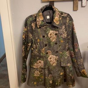 Women’s embroided Pea Coat